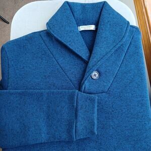 Coofandy Shawl Collar Fleece Sweater Sweatshirt Men's Medium comfy pullover knit